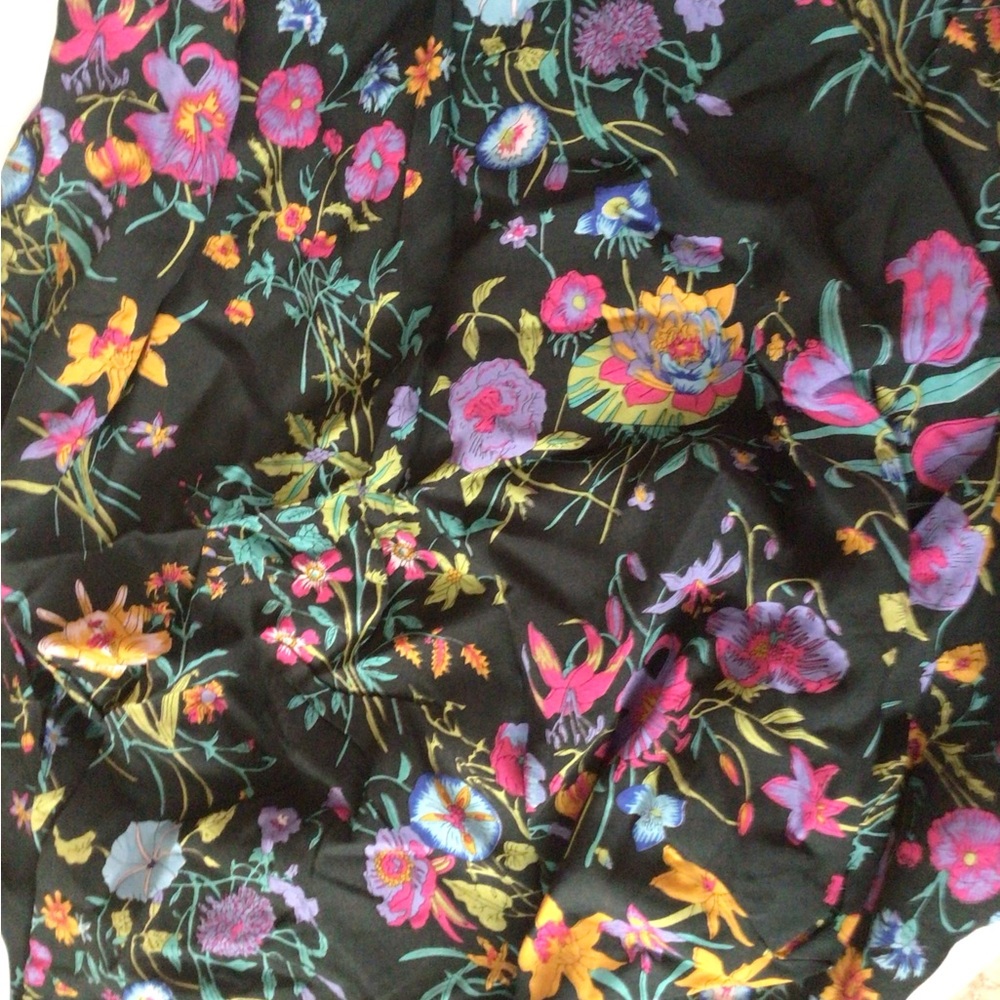 NEW! Rare Spell Black Floral Tote Bag with Multicolor Blooms - Picture 4 of 6